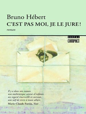 cover image of C'est pas moi, je le jure!